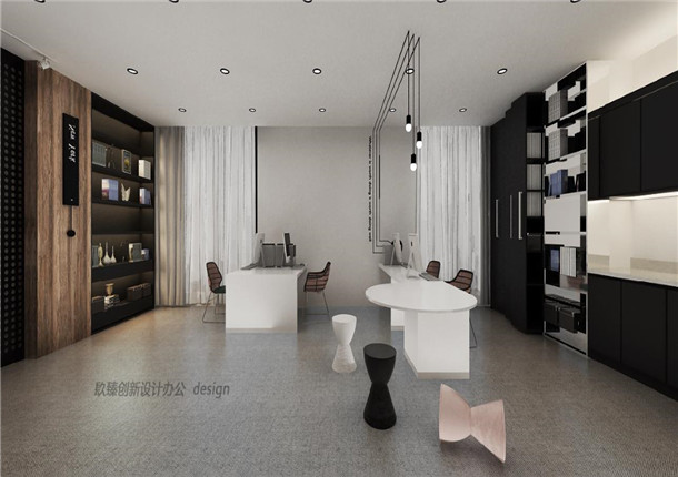 乌海镹臻创新办公室装修|简约时尚与线条的完美刻画。