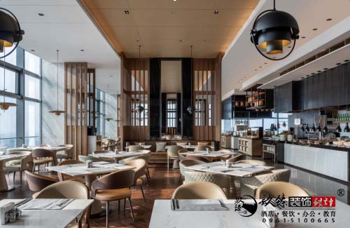 乌海凯曼餐厅设计方案鉴赏|用简洁精致，表达空间的高级感