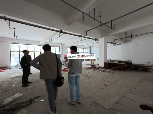 乌海设计装修公司|乌海枫乐餐厅设计装修项目现场勘察
